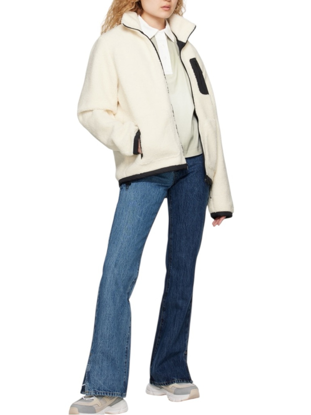 AXEL ARIGATO Billie fleece in Ecru Size L